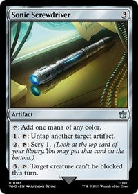 Sonic Screwdriver (0185) (185) [Universes Beyond: Doctor Who]