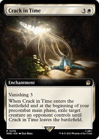Crack in Time (Extended Art) (336) [Universes Beyond: Doctor Who]
