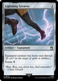 Lightning Greaves (Surge Foil) (834) [Universes Beyond: Doctor Who]