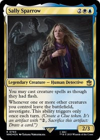 Sally Sparrow (Surge Foil) (760) [Universes Beyond: Doctor Who]