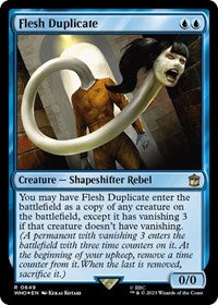 Flesh Duplicate (Surge Foil) (649) [Universes Beyond: Doctor Who]