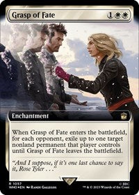 Grasp of Fate (Extended Art) (Surge Foil) (1057) [Universes Beyond: Doctor Who]