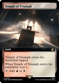 Temple of Triumph (Extended Art) (530) [Universes Beyond: Doctor Who]