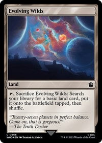 Evolving Wilds (Surge Foil) (866) [Universes Beyond: Doctor Who]
