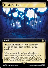 Exotic Orchard (Extended Art) (Surge Foil) (1084) [Universes Beyond: Doctor Who]