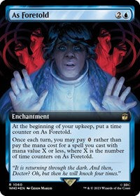 As Foretold (Extended Art) (Surge Foil) (1060) [Universes Beyond: Doctor Who]