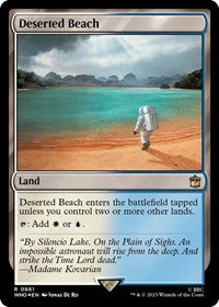 Deserted Beach (Surge Foil) (861) [Universes Beyond: Doctor Who]