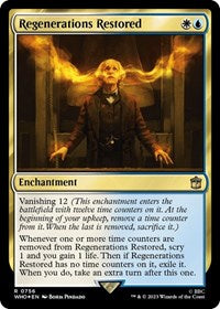 Regenerations Restored (Surge Foil) (756) [Universes Beyond: Doctor Who]