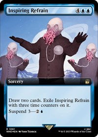Inspiring Refrain (Extended Art) (Surge Foil) (1061) [Universes Beyond: Doctor Who]