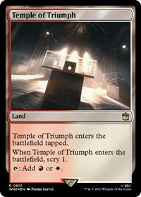 Temple of Triumph (Surge Foil) (912) [Universes Beyond: Doctor Who]