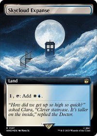 Skycloud Expanse (Extended Art) (Surge Foil) (1107) [Universes Beyond: Doctor Who]