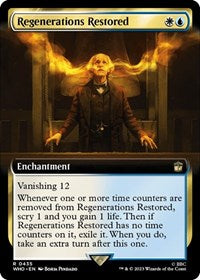 Regenerations Restored (Extended Art) (435) [Universes Beyond: Doctor Who]