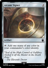 Arcane Signet (Surge Foil) (830) [Universes Beyond: Doctor Who]
