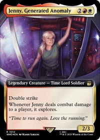Jenny, Generated Anomaly (Extended Art) (Surge Foil) (1012) [Universes Beyond: Doctor Who]