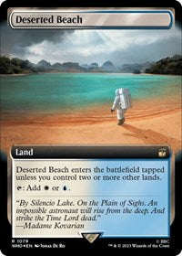 Deserted Beach (Extended Art) (Surge Foil) (1079) [Universes Beyond: Doctor Who]