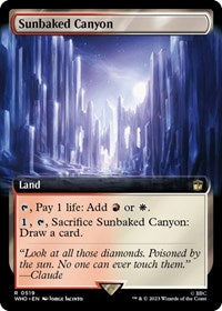 Sunbaked Canyon (Extended Art) (519) [Universes Beyond: Doctor Who]