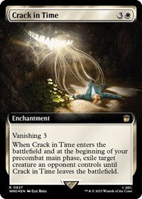 Crack in Time (Extended Art) (Surge Foil) (927) [Universes Beyond: Doctor Who]