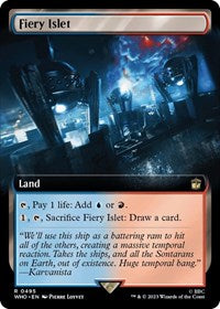 Fiery Islet (Extended Art) (495) [Universes Beyond: Doctor Who]