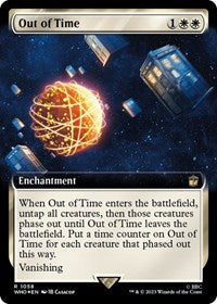 Out of Time (Extended Art) (Surge Foil) (1058) [Universes Beyond: Doctor Who]