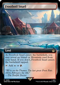 Frostboil Snarl (Extended Art) (Surge Foil) (1089) [Universes Beyond: Doctor Who]