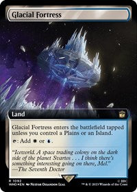 Glacial Fortress (Extended Art) (Surge Foil) (1092) [Universes Beyond: Doctor Who]
