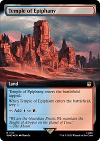 Temple of Epiphany (Extended Art) (Surge Foil) (1117) [Universes Beyond: Doctor Who]