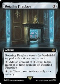Rotating Fireplace (Extended Art) (Surge Foil) (1052) [Universes Beyond: Doctor Who]