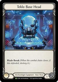 Teklo Base Head - LGS186 (LGS186) [Flesh and Blood: Promo Cards]