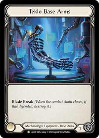 Teklo Base Arms - LGS188 (LGS188) [Flesh and Blood: Promo Cards]