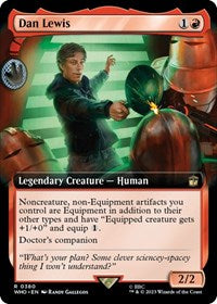 Dan Lewis (Extended Art) (380) [Universes Beyond: Doctor Who]