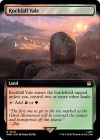 Rockfall Vale (Extended Art) (510) [Universes Beyond: Doctor Who]