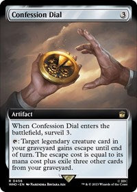 Confession Dial (Extended Art) (456) [Universes Beyond: Doctor Who]
