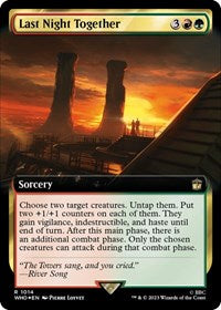 Last Night Together (Extended Art) (Surge Foil) (1014) [Universes Beyond: Doctor Who]