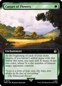 Carpet of Flowers (Extended Art) (475) [Universes Beyond: Doctor Who]