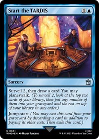 Start the TARDIS (Surge Foil) (661) [Universes Beyond: Doctor Who]