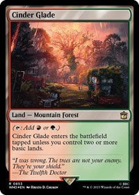 Cinder Glade (Surge Foil) (853) [Universes Beyond: Doctor Who]