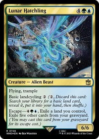 Lunar Hatchling (Surge Foil) (746) [Universes Beyond: Doctor Who]