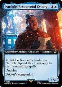 Nardole, Resourceful Cyborg (Extended Art) (Surge Foil) (956) [Universes Beyond: Doctor Who]