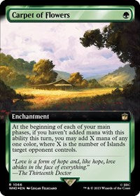 Carpet of Flowers (Extended Art) (Surge Foil) (1066) [Universes Beyond: Doctor Who]