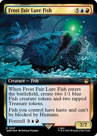 Frost Fair Lure Fish (Extended Art) (Surge Foil) (1007) [Universes Beyond: Doctor Who]