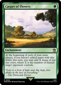 Carpet of Flowers (Surge Foil) (820) [Universes Beyond: Doctor Who]