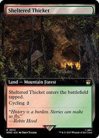 Sheltered Thicket (Extended Art) (514) [Universes Beyond: Doctor Who]