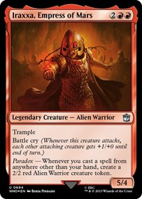 Iraxxa, Empress of Mars (Surge Foil) (694) [Universes Beyond: Doctor Who]