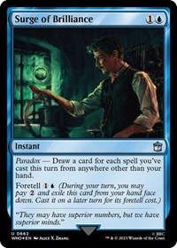 Surge of Brilliance (Surge Foil) (662) [Universes Beyond: Doctor Who]