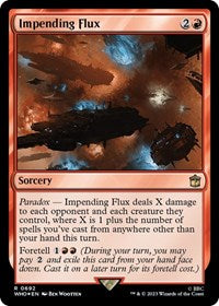 Impending Flux (Surge Foil) (692) [Universes Beyond: Doctor Who]