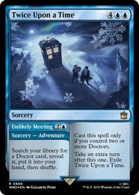 Twice Upon a Time (Surge Foil) (666) [Universes Beyond: Doctor Who]