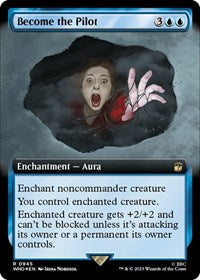 Become the Pilot (Extended Art) (Surge Foil) (945) [Universes Beyond: Doctor Who]