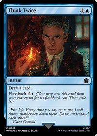 Think Twice (Surge Foil) (811) [Universes Beyond: Doctor Who]