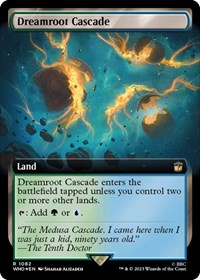 Dreamroot Cascade (Extended Art) (Surge Foil) (1082) [Universes Beyond: Doctor Who]