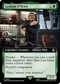Graham O'Brien (Extended Art) (Surge Foil) (987) [Universes Beyond: Doctor Who]